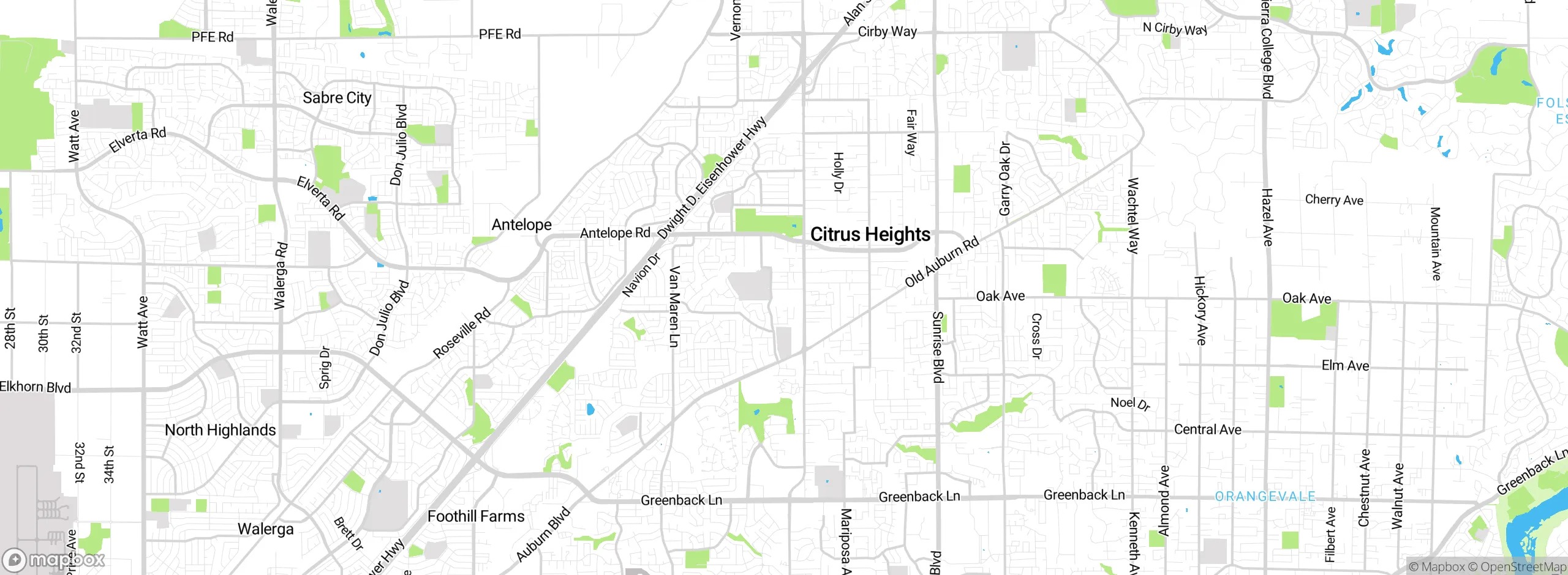 Map showing approximate location