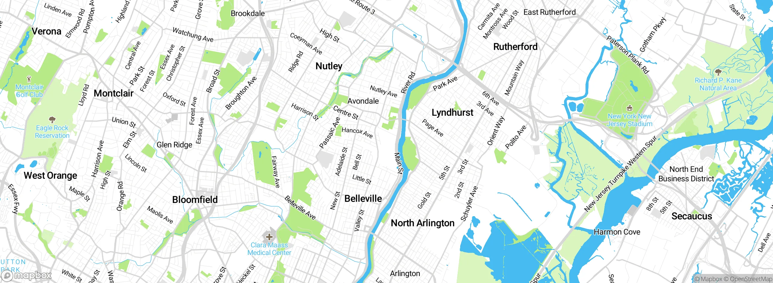 Map showing approximate location