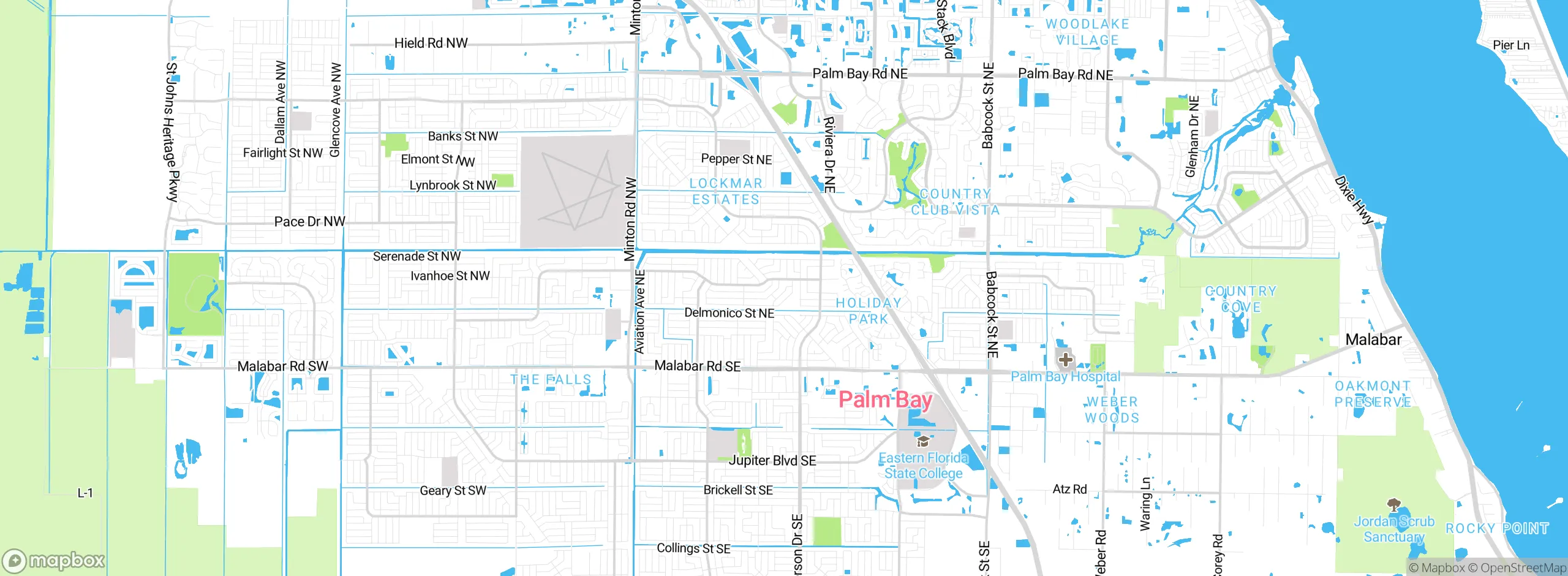 Map showing approximate location