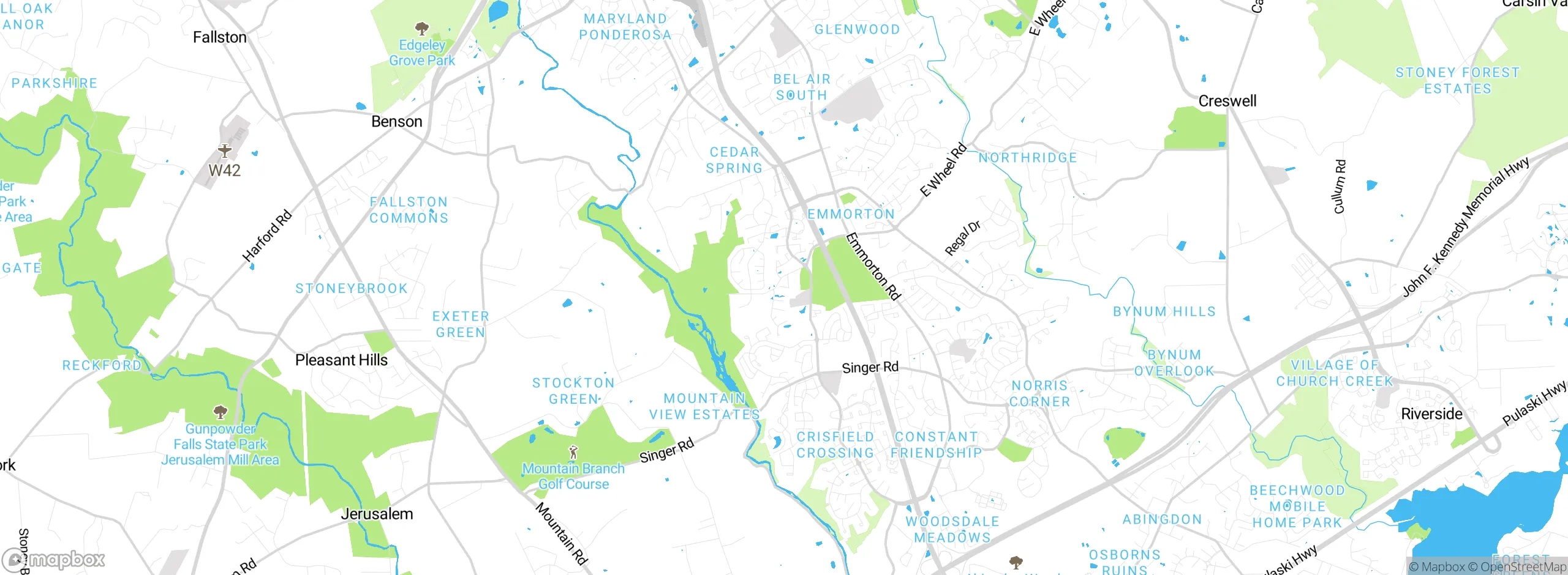 Map showing approximate location