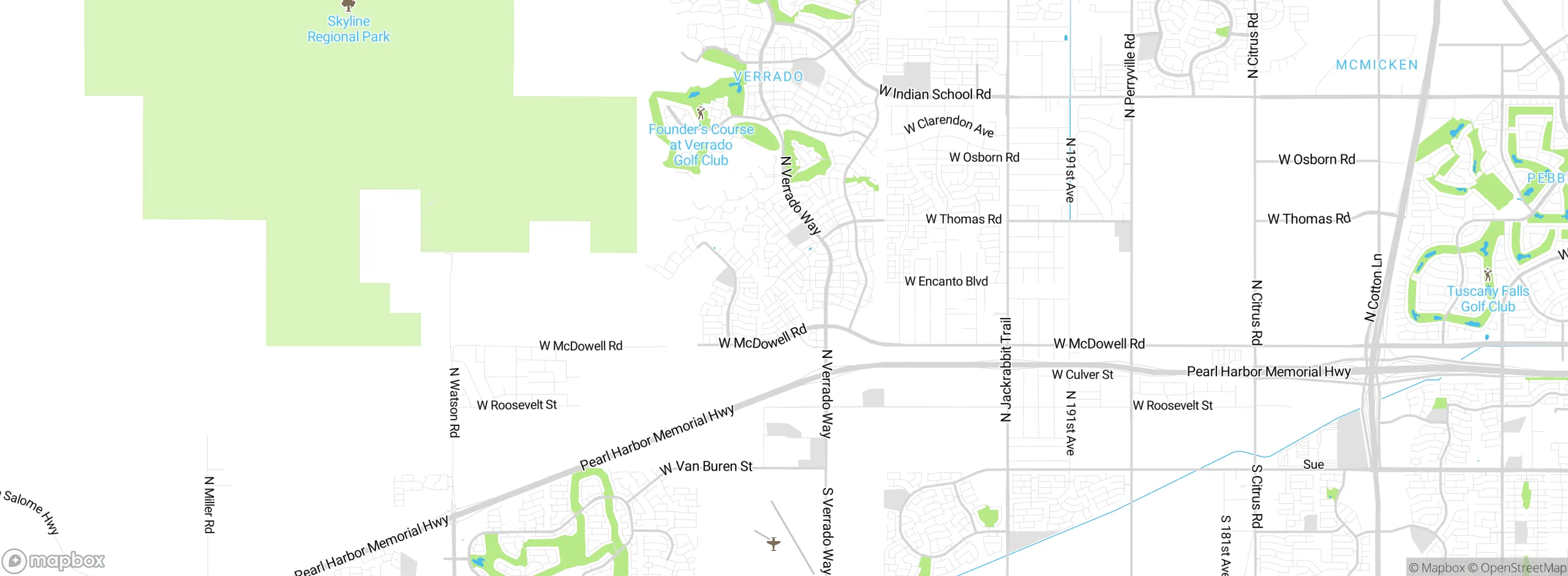 Map showing approximate location