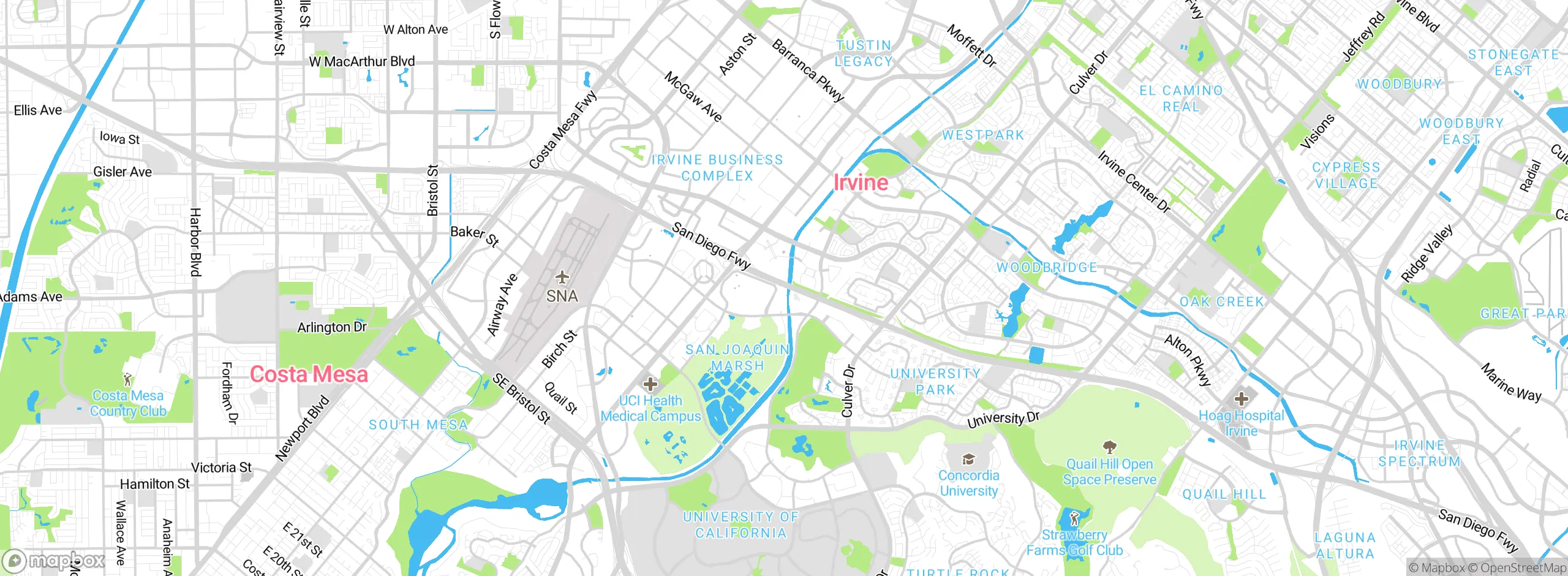 Map showing approximate location