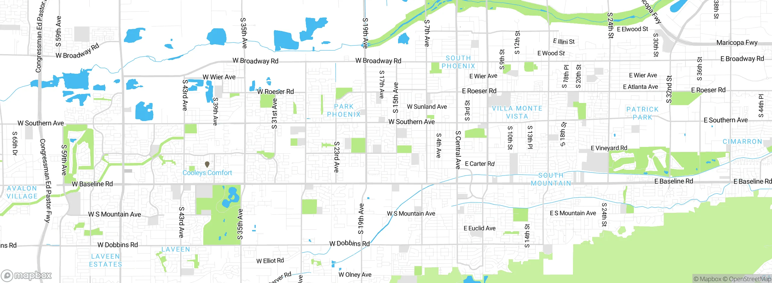 Map showing approximate location