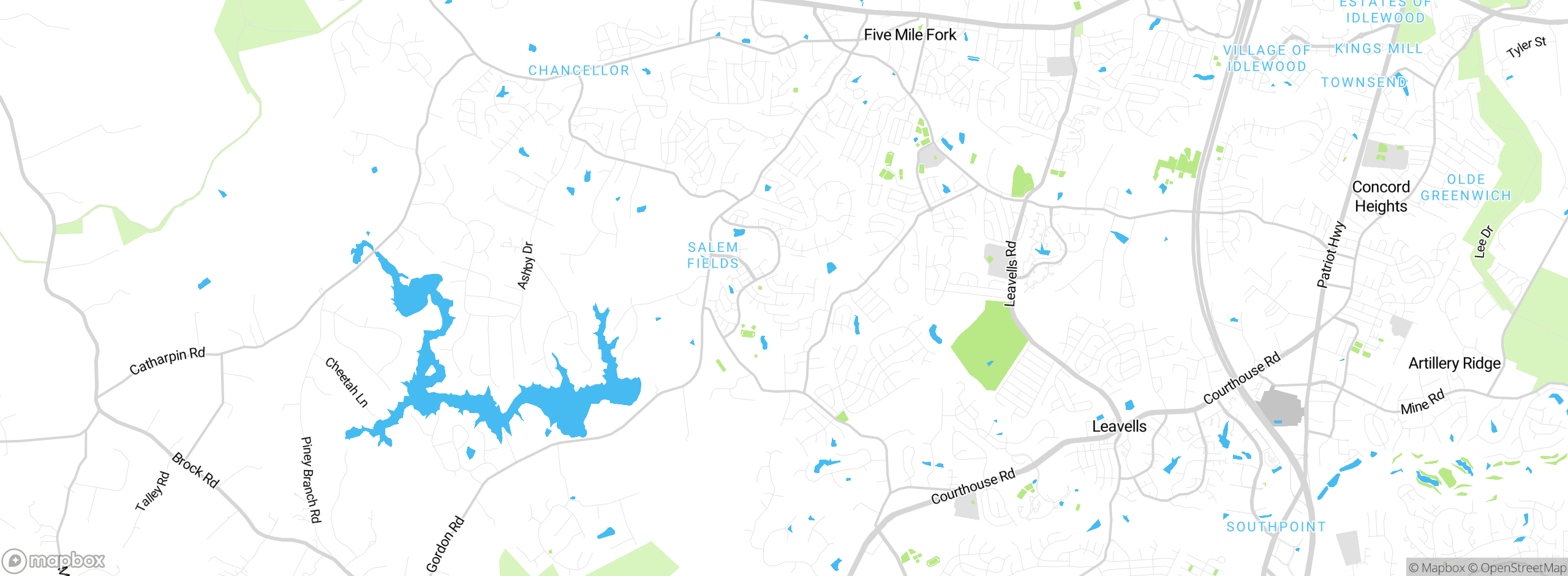 Map showing approximate location