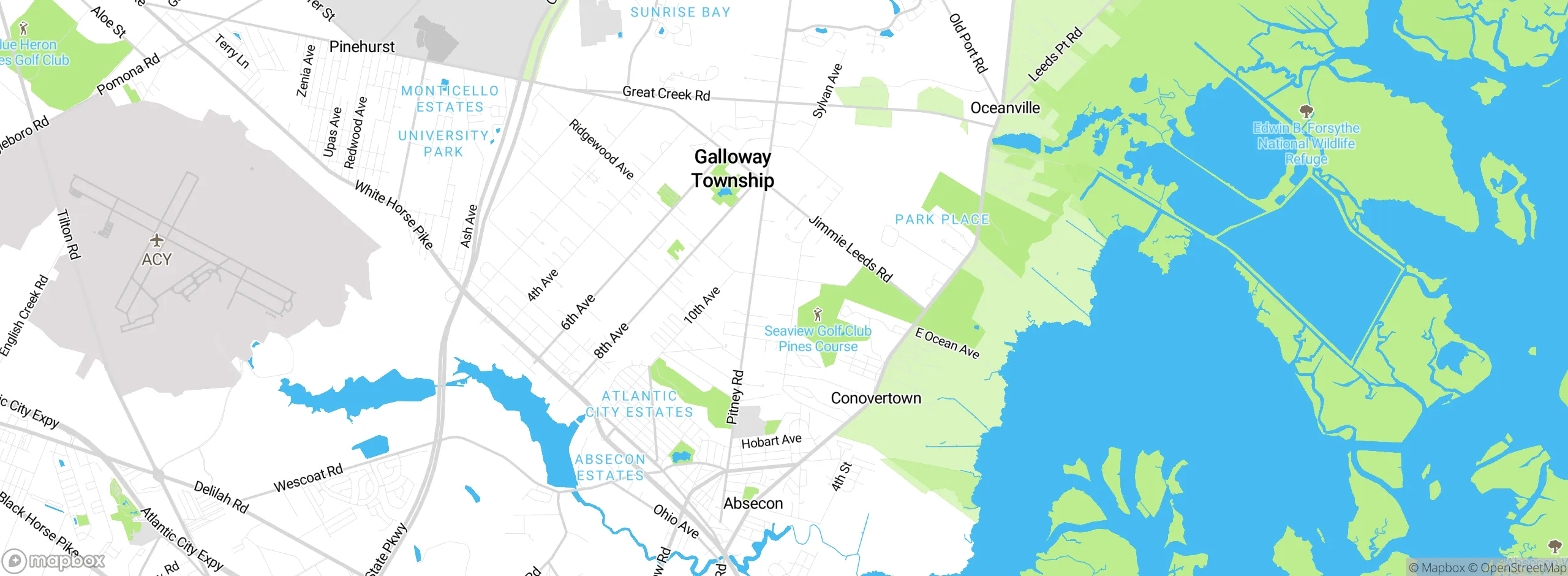 Map showing approximate location