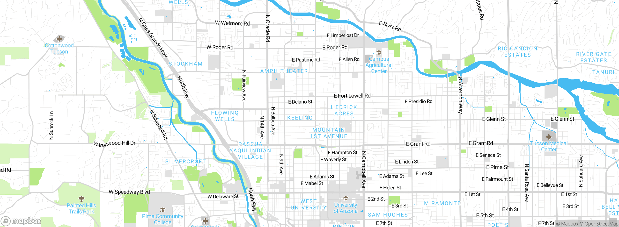Map showing approximate location