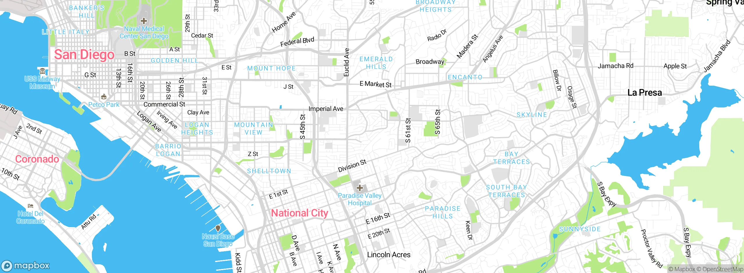 Map showing approximate location