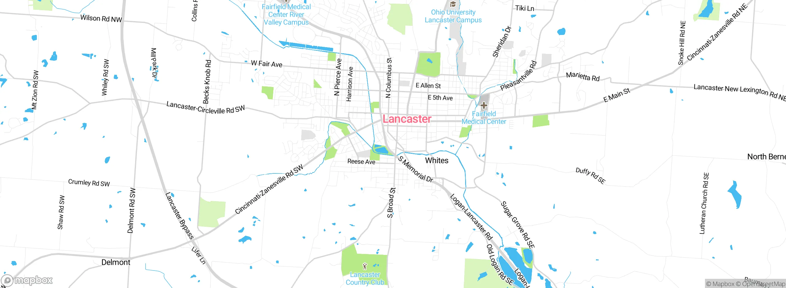 Map showing approximate location