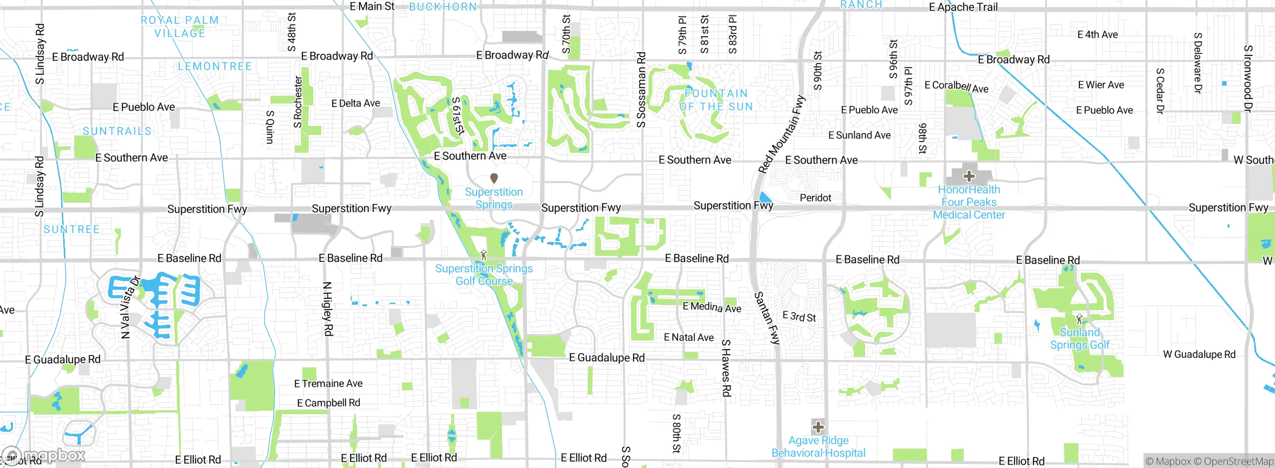 Map showing approximate location