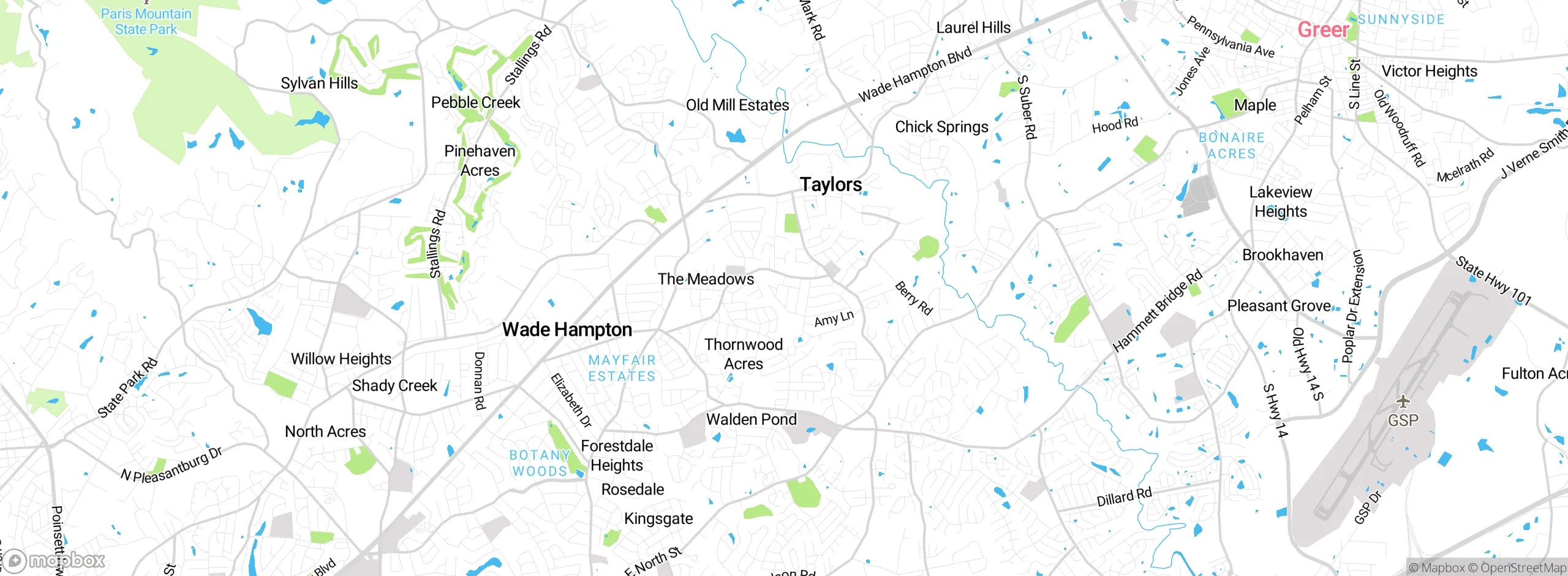 Map showing approximate location