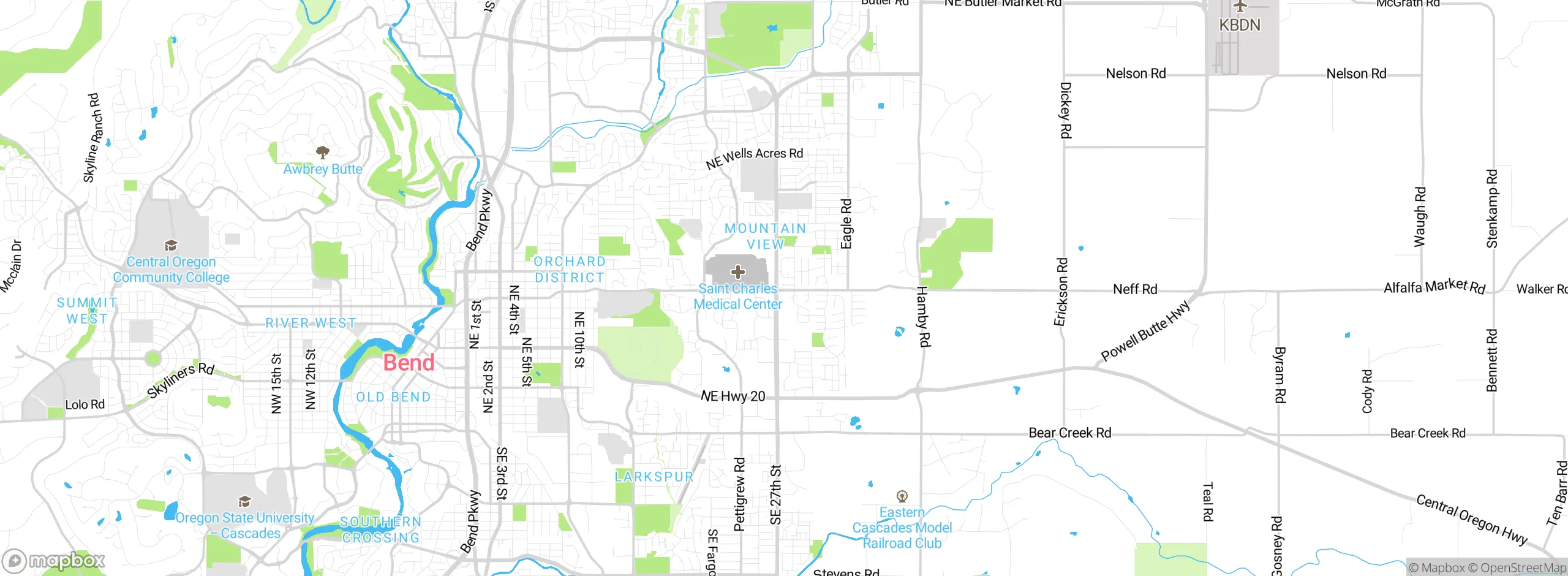 Map showing approximate location