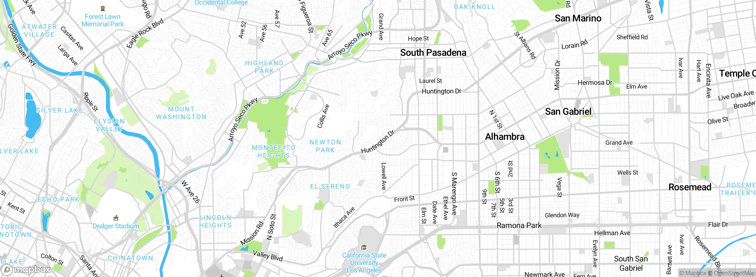Map showing approximate location