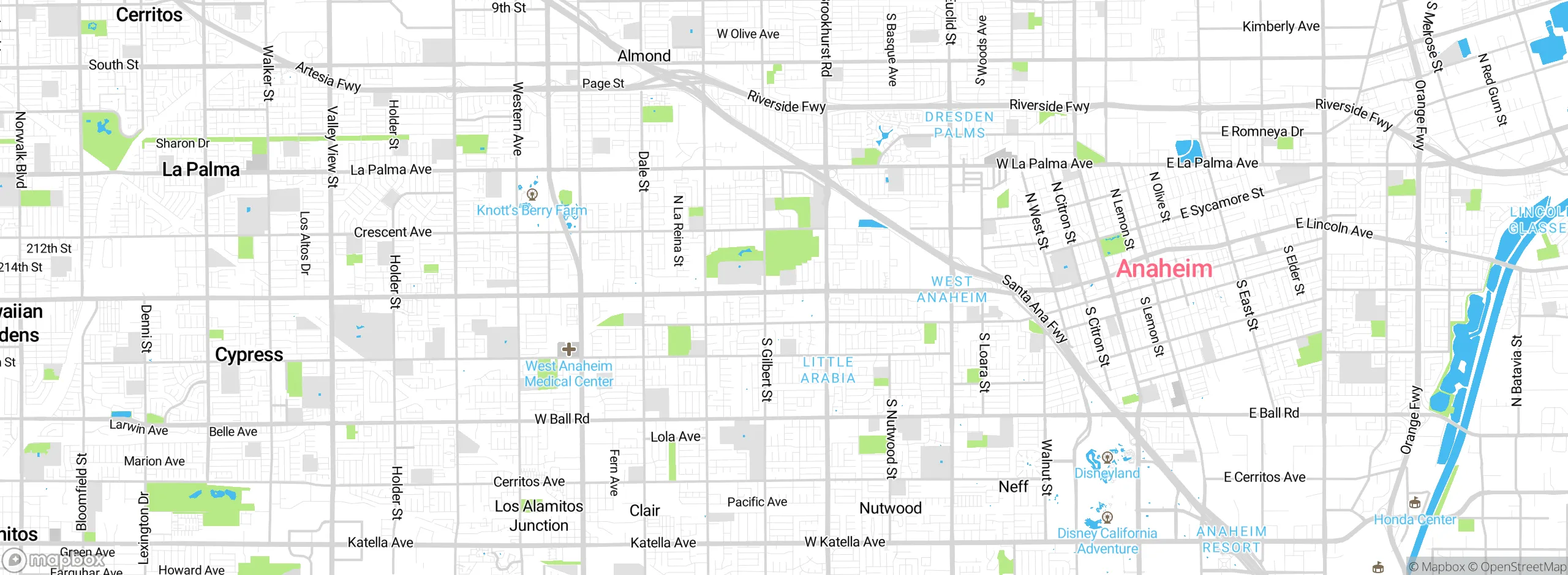 Map showing approximate location