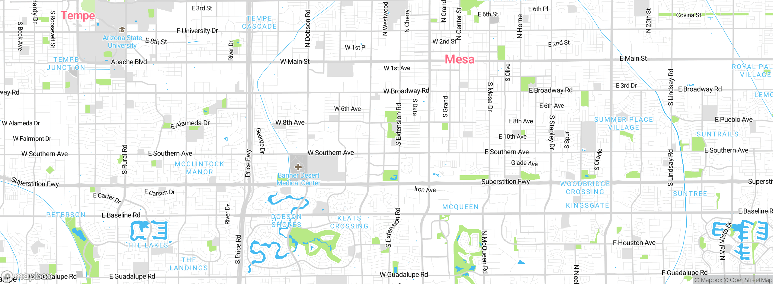 Map showing approximate location
