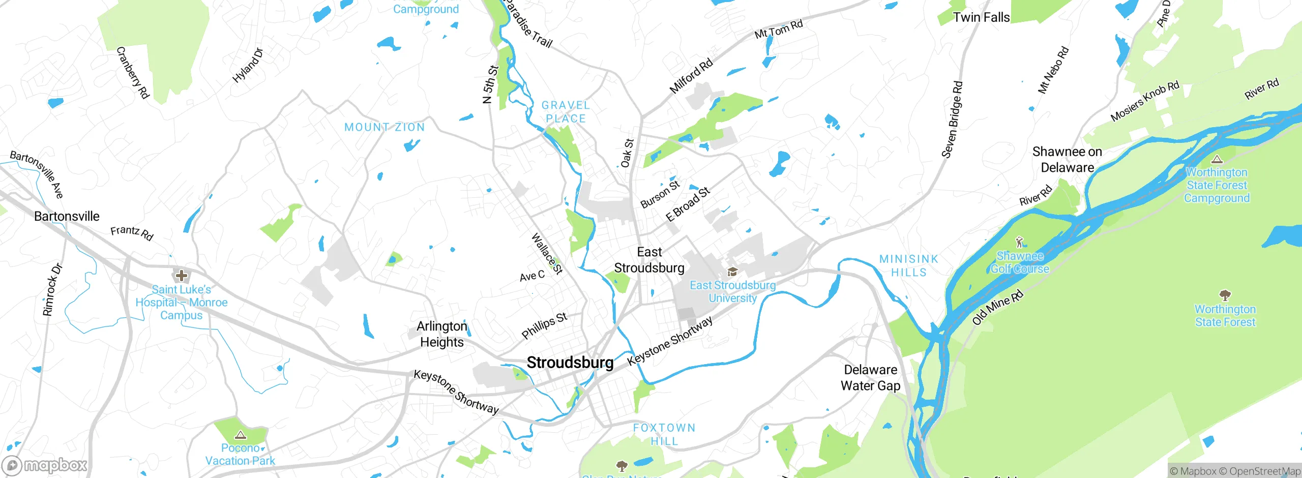 Map showing approximate location