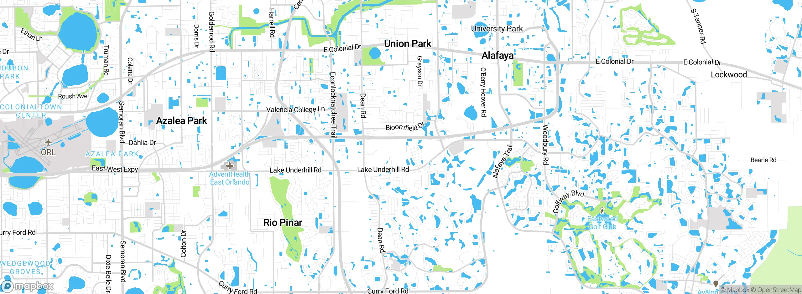 Map showing approximate location