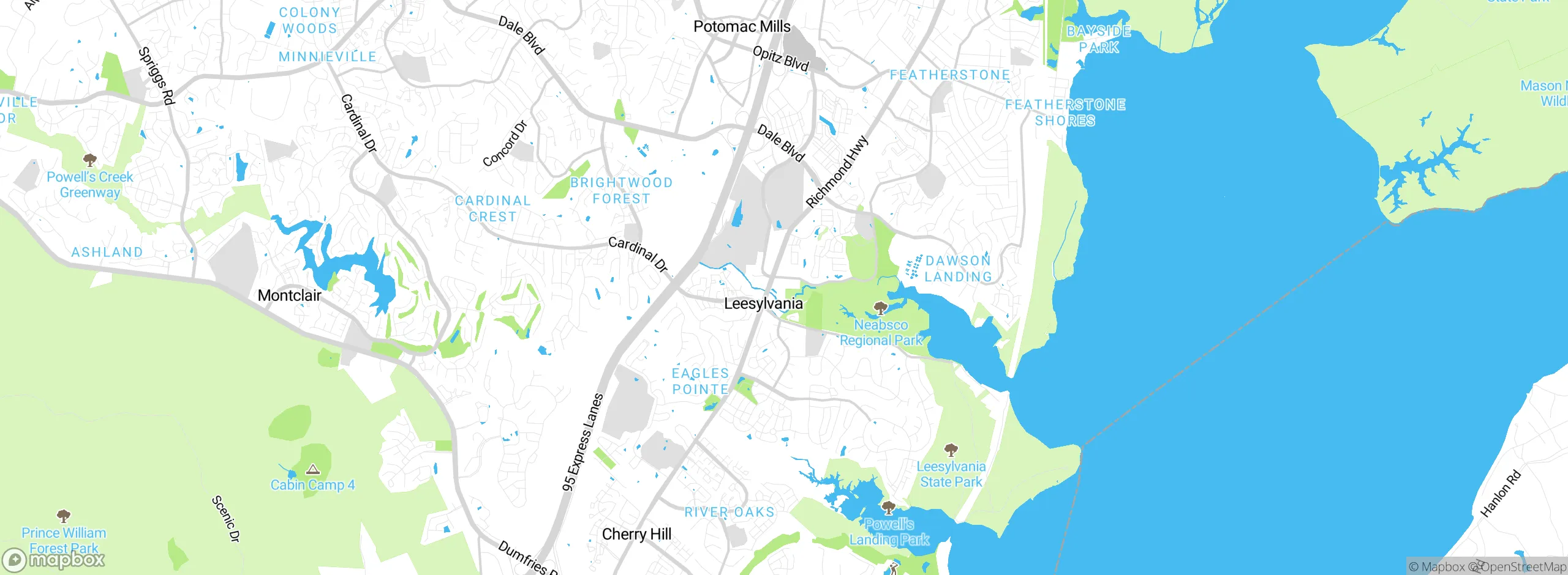 Map showing approximate location