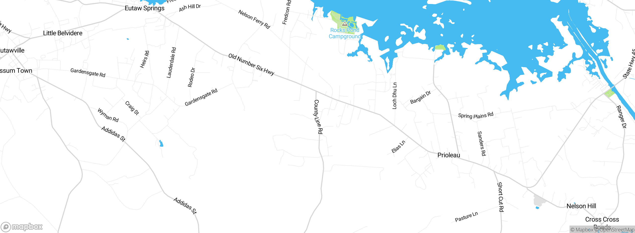 Map showing approximate location