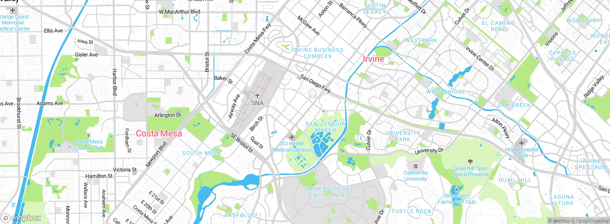 Map showing approximate location