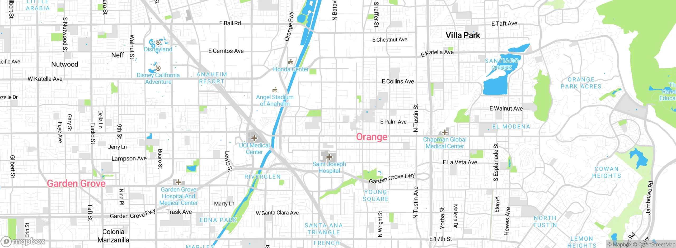 Map showing approximate location