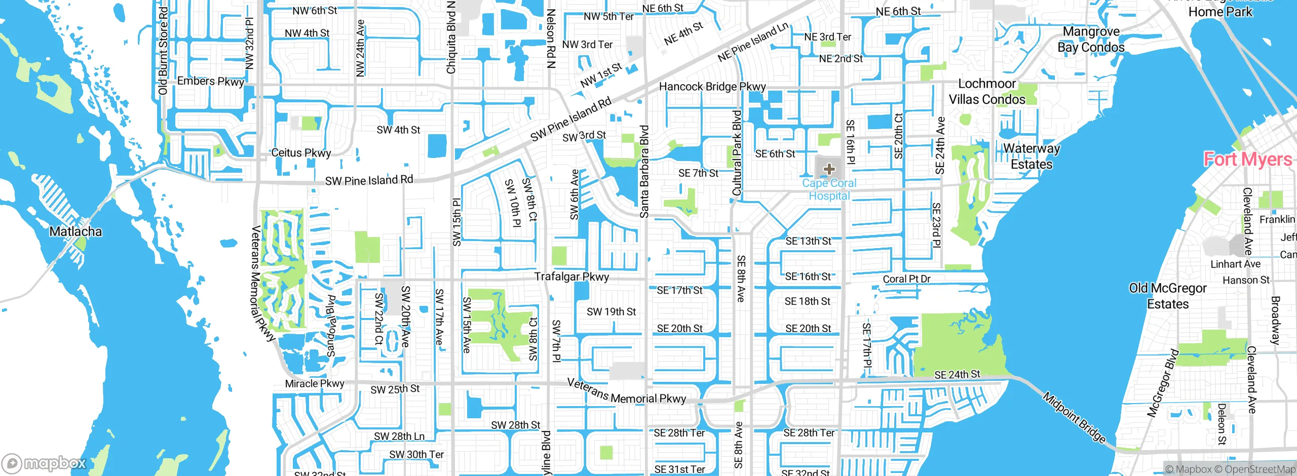 Map showing approximate location