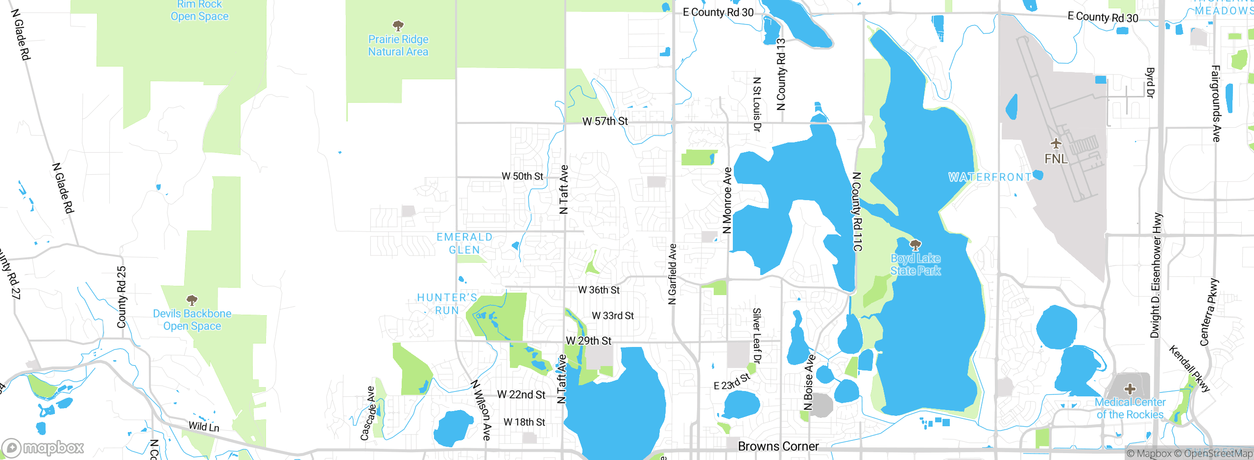 Map showing approximate location