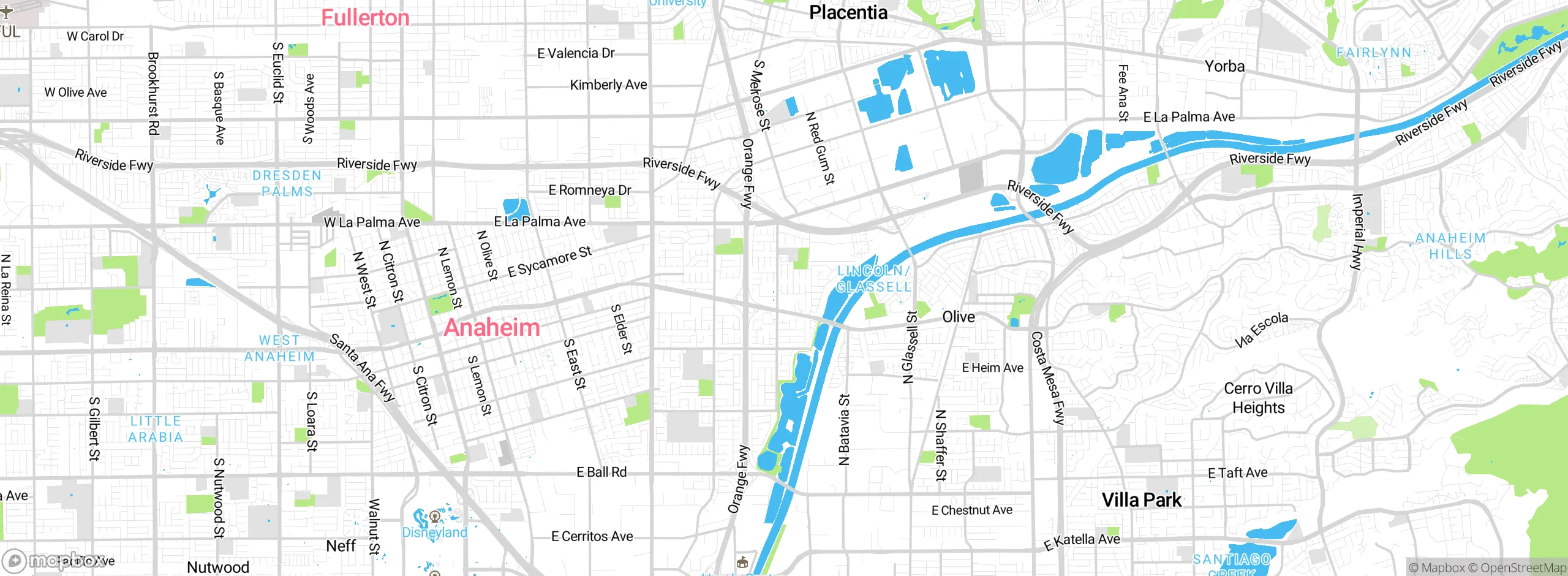 Map showing approximate location
