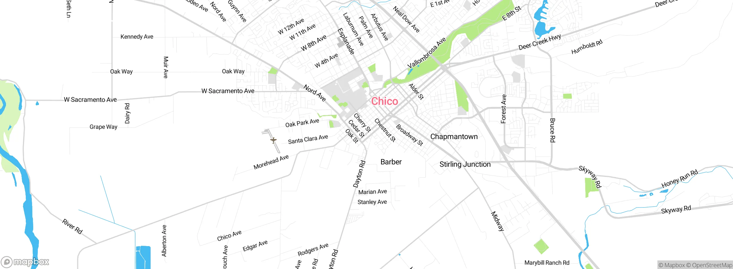 Map showing approximate location