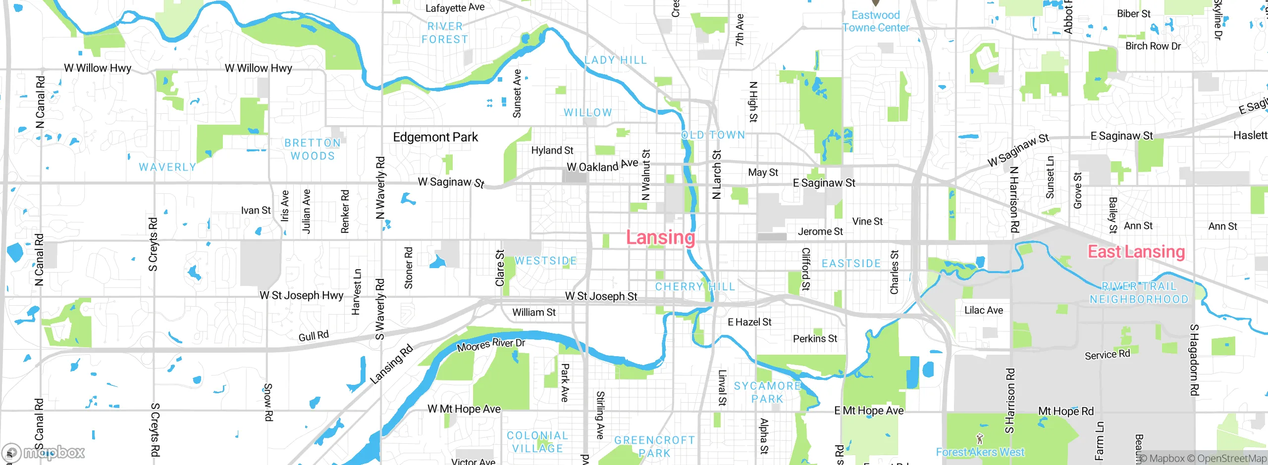 Map showing approximate location