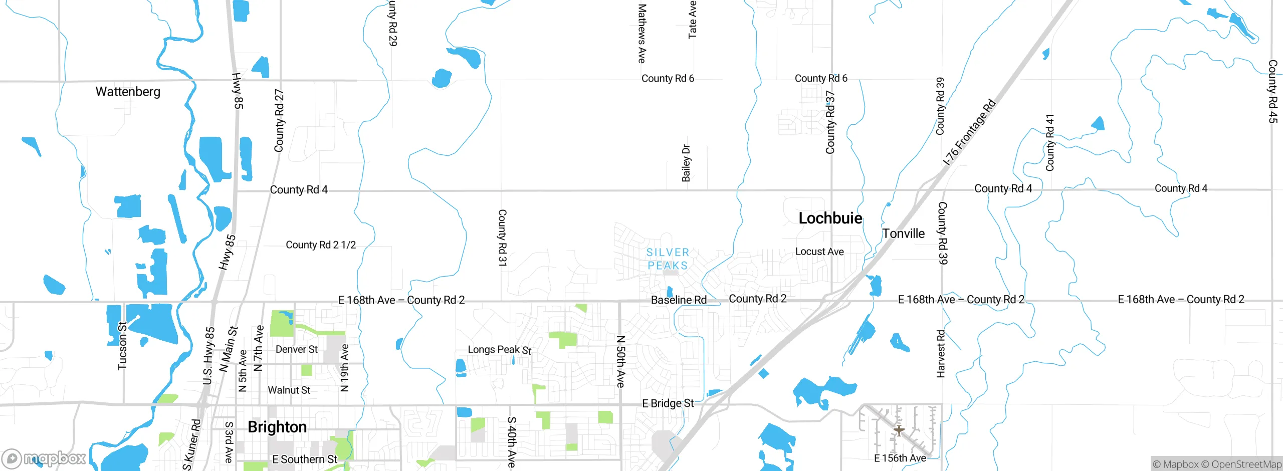 Map showing approximate location