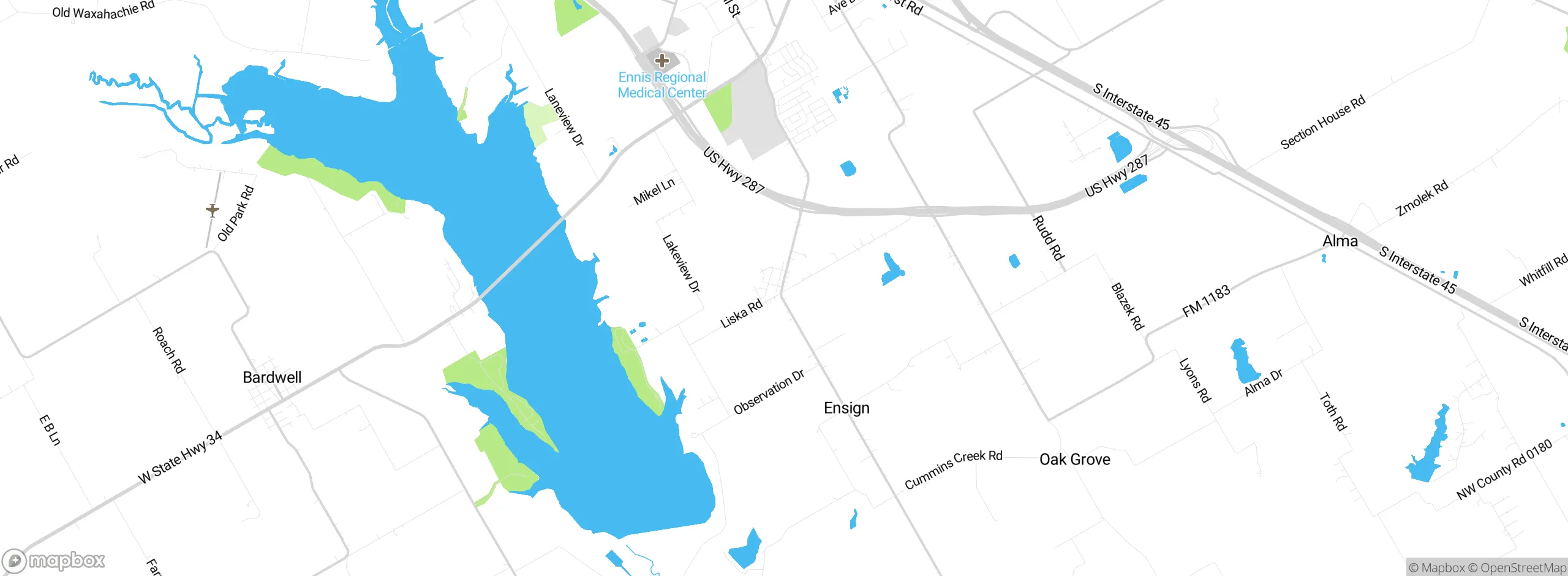 Map showing approximate location