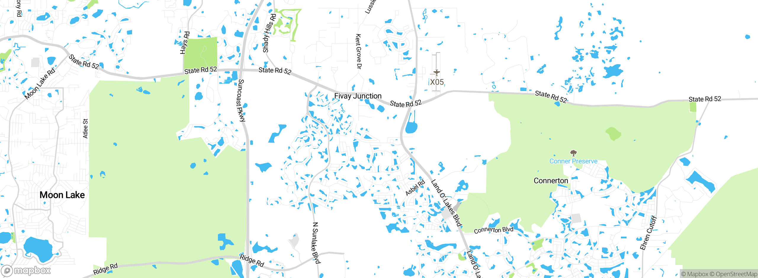 Map showing approximate location