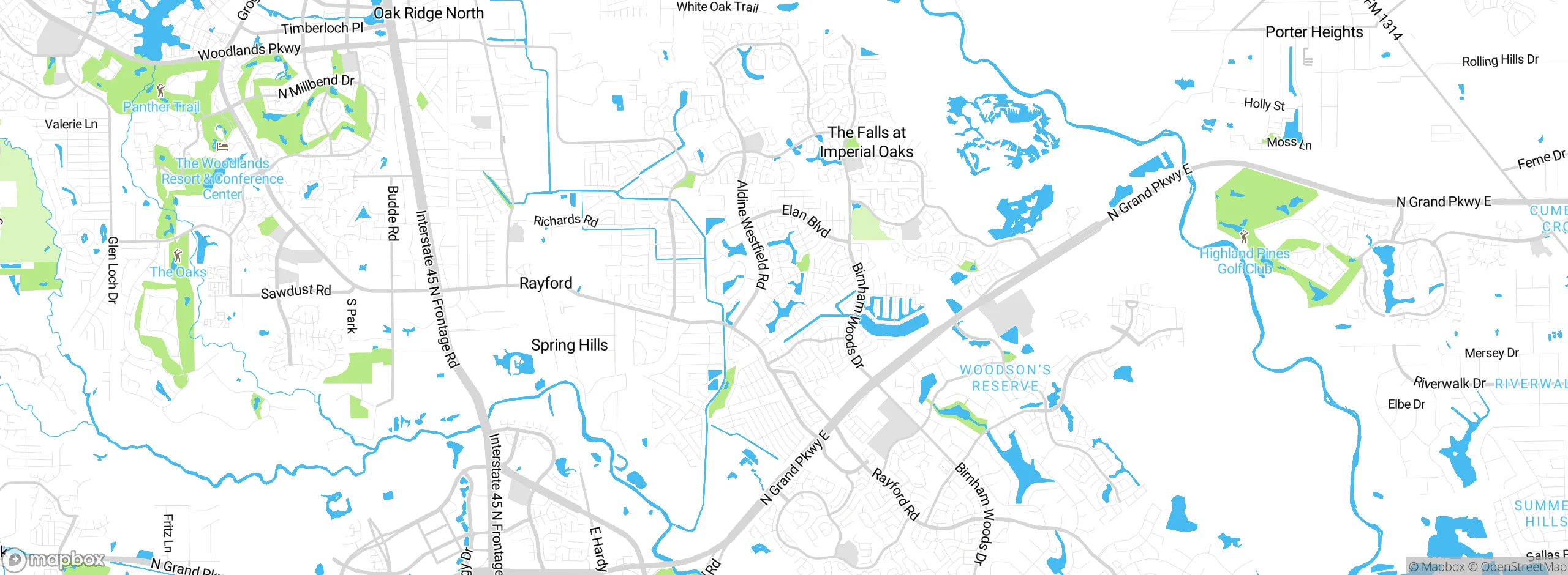 Map showing approximate location