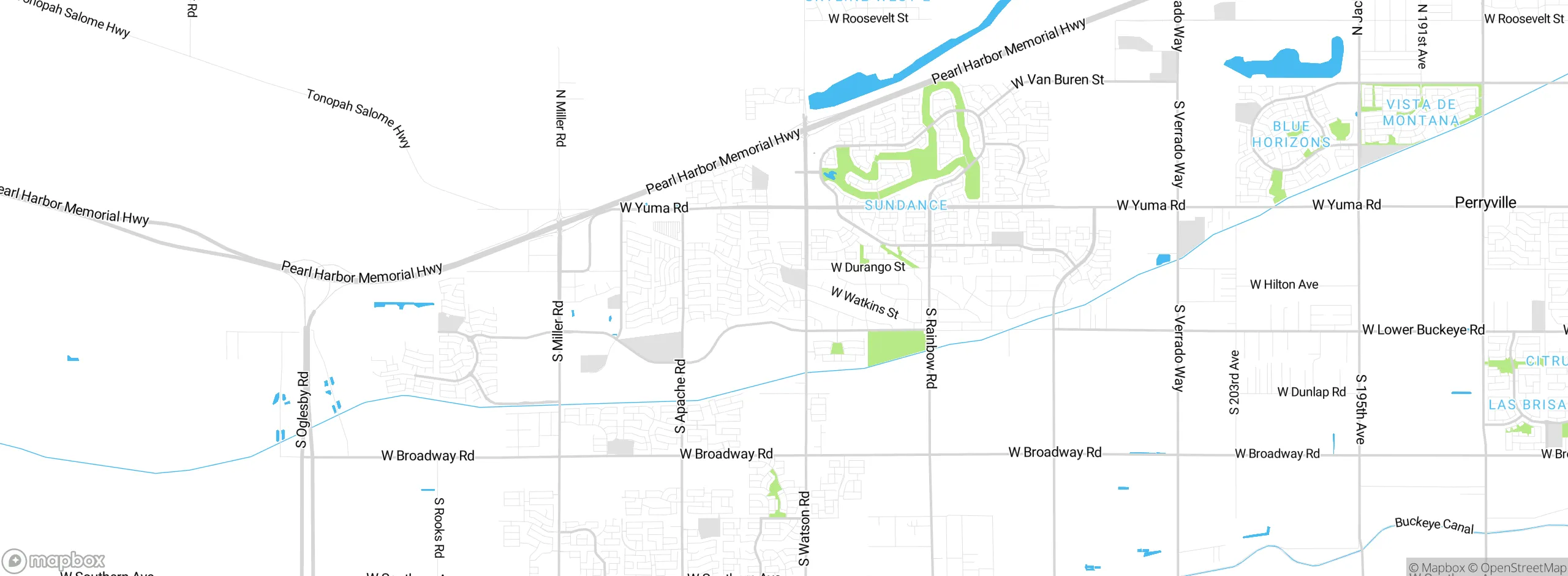 Map showing approximate location