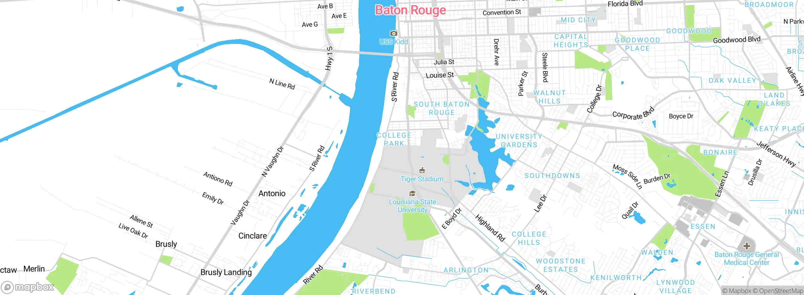 Map showing approximate location