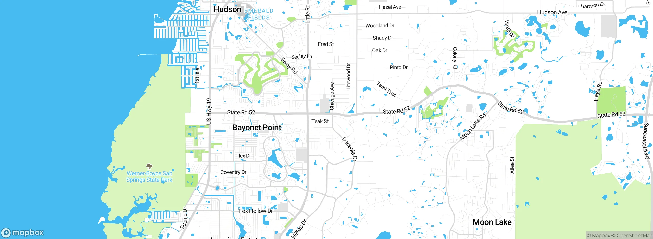 Map showing approximate location