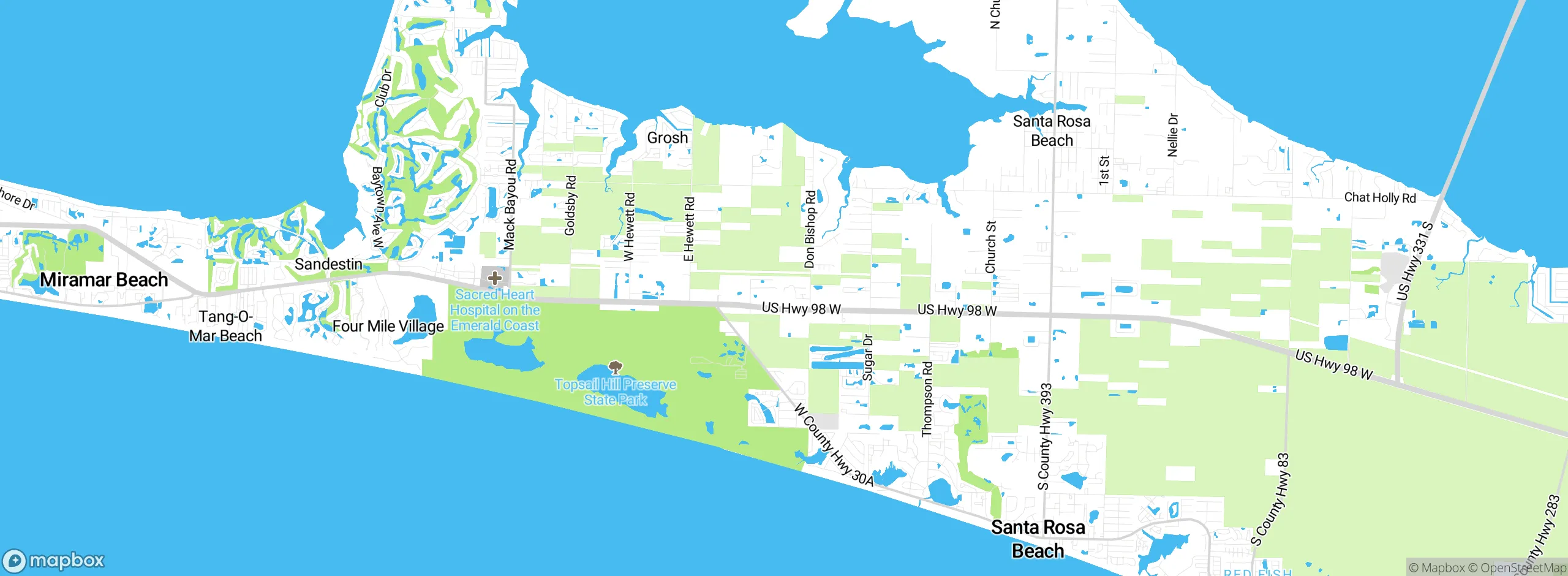 Map showing approximate location