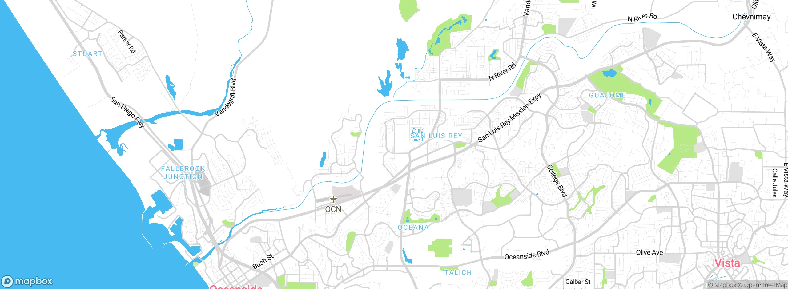 Map showing approximate location