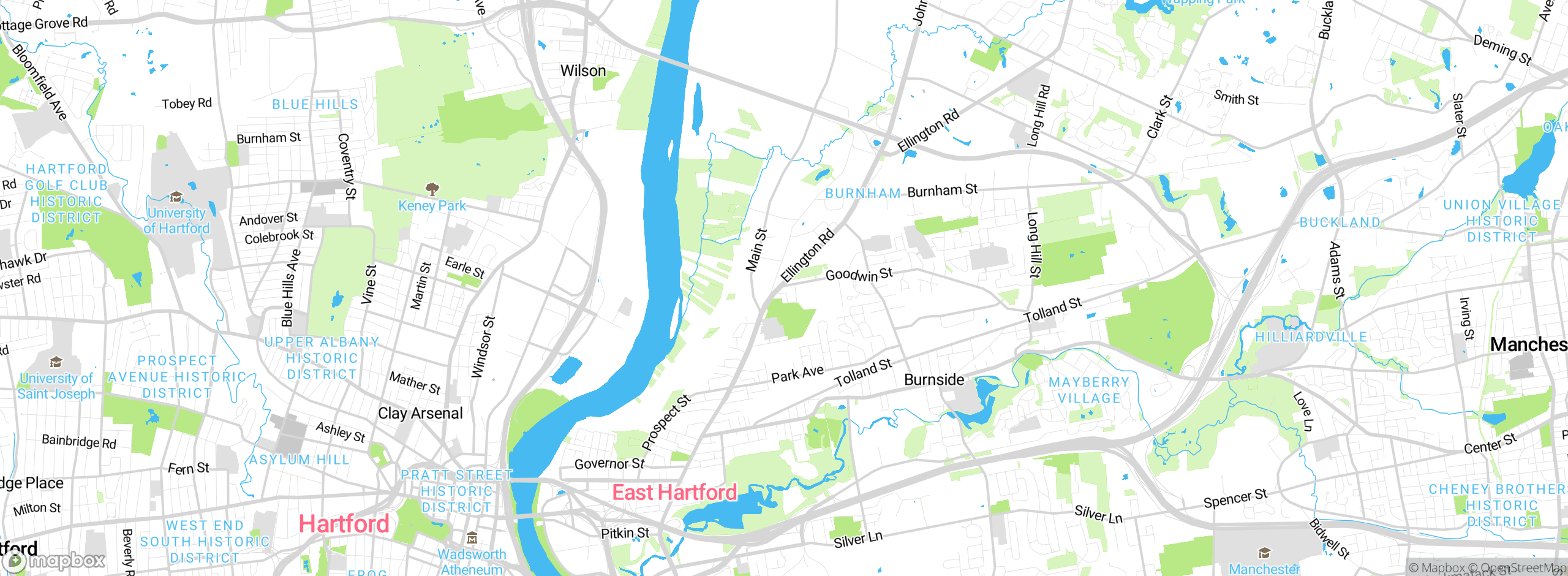 Map showing approximate location