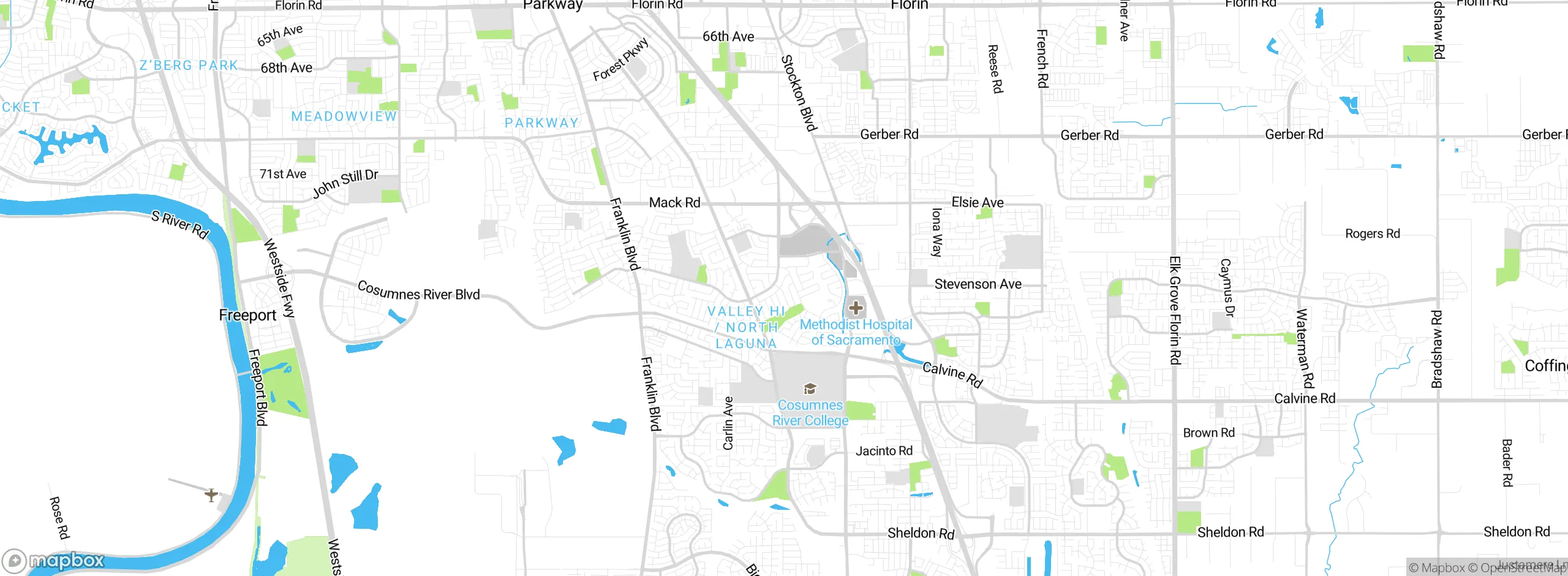 Map showing approximate location