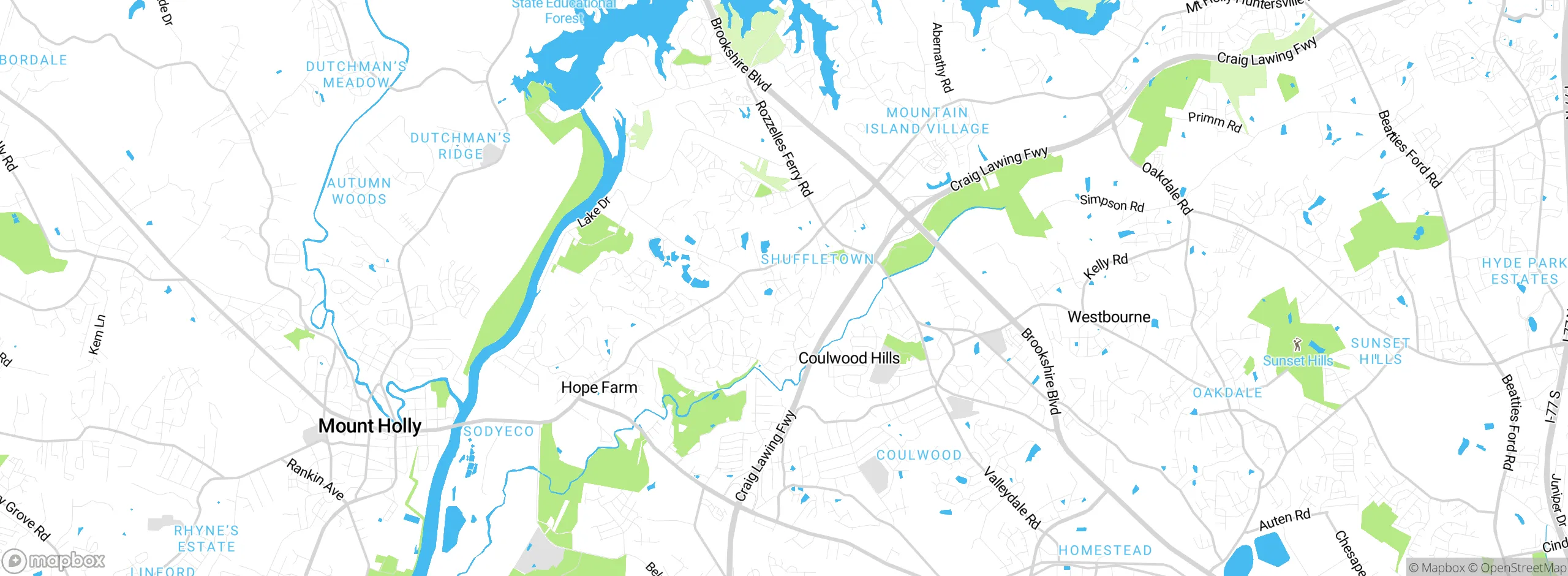Map showing approximate location