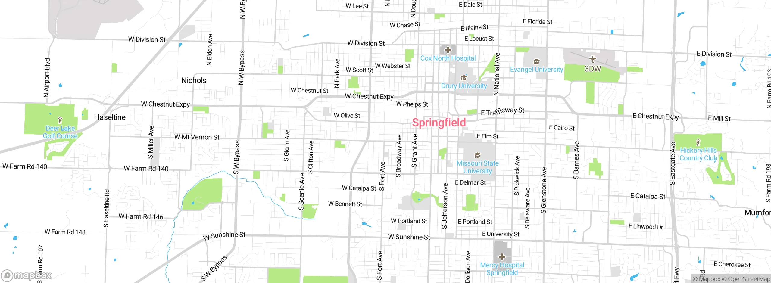 Map showing approximate location