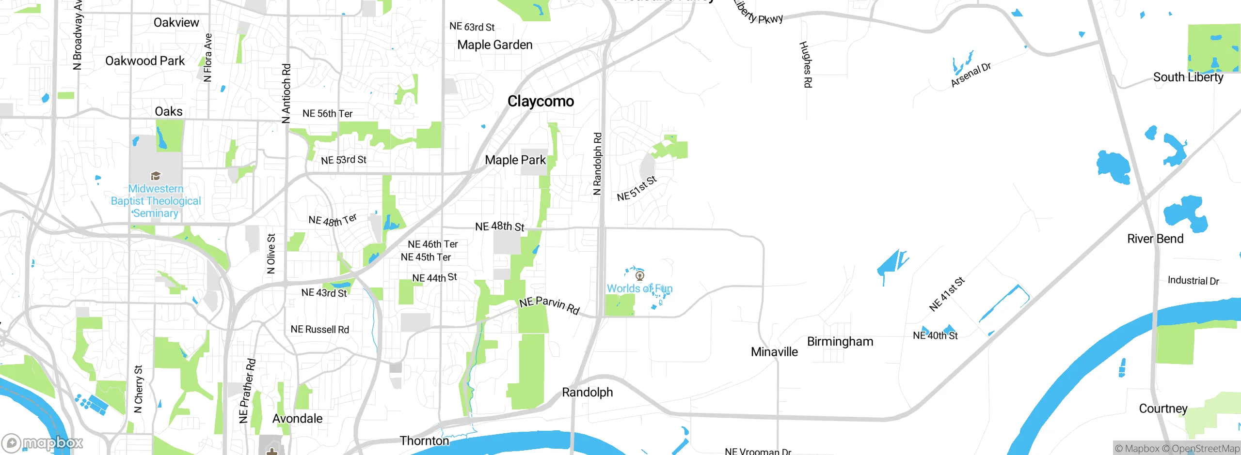Map showing approximate location