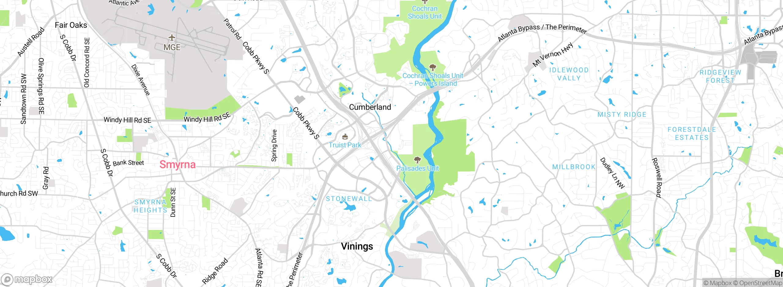 Map showing approximate location