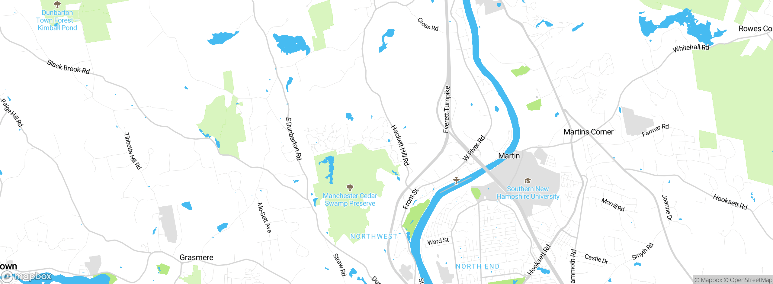 Map showing approximate location