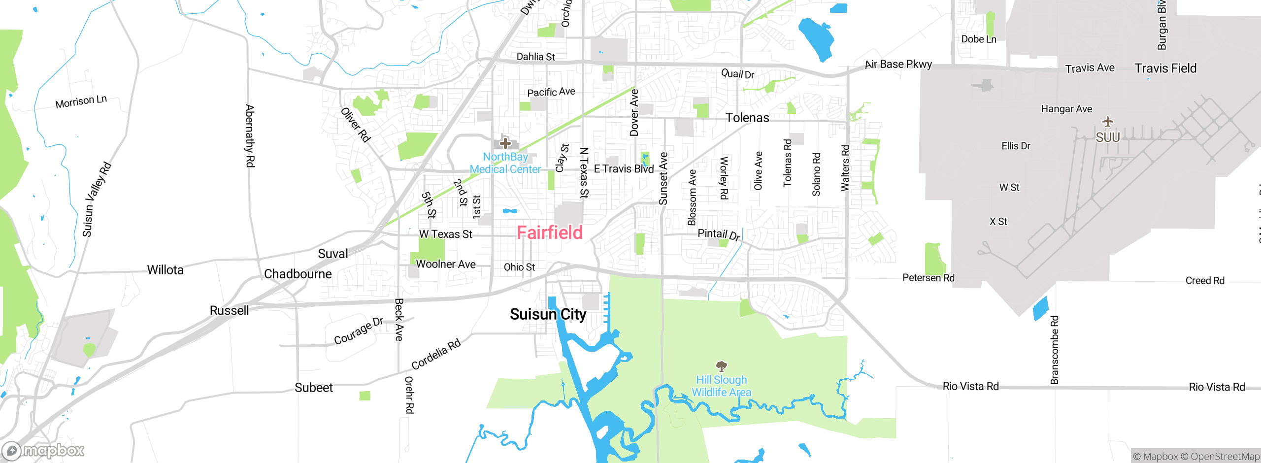 Map showing approximate location