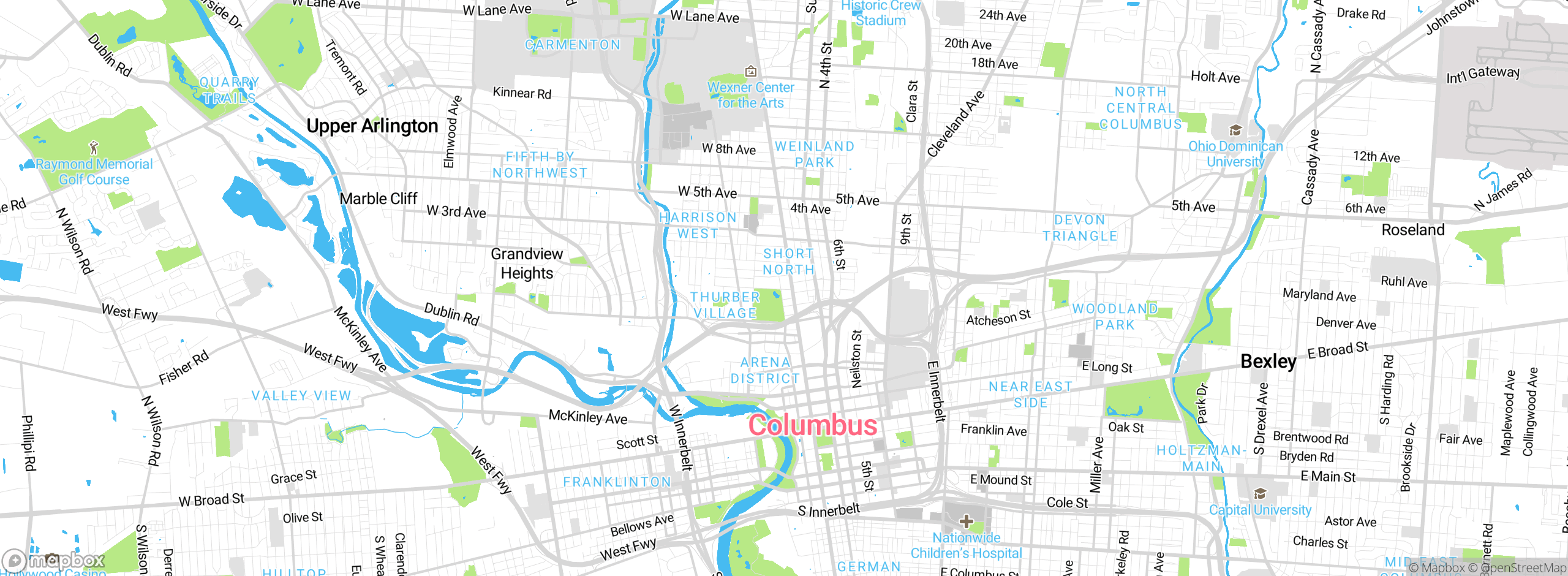 Map showing approximate location
