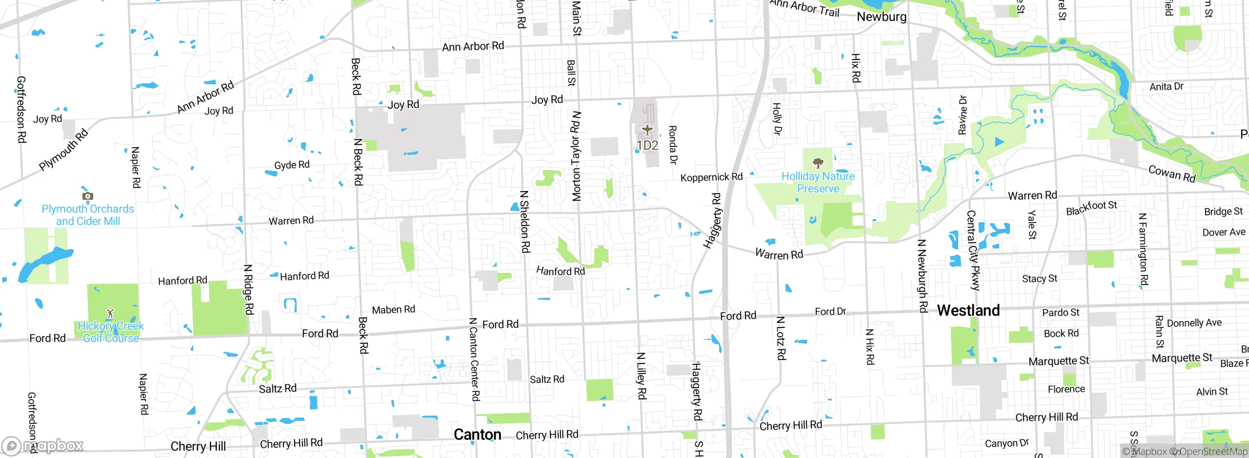 Map showing approximate location
