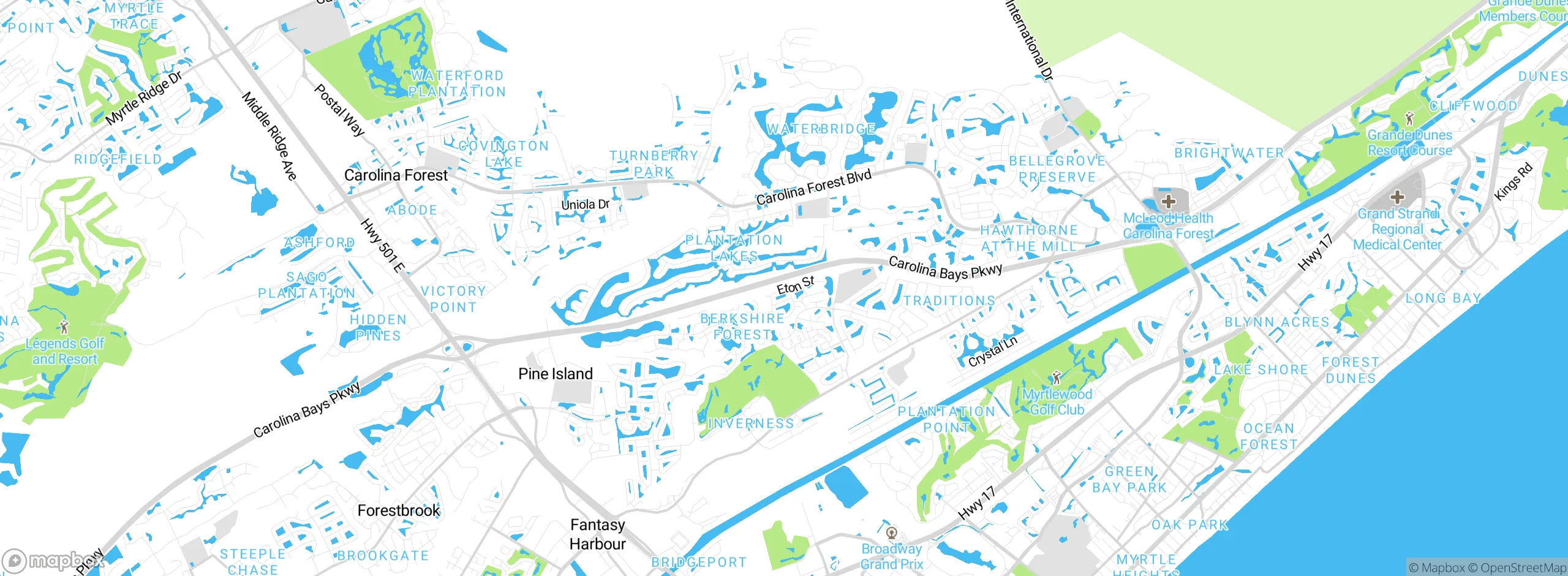 Map showing approximate location