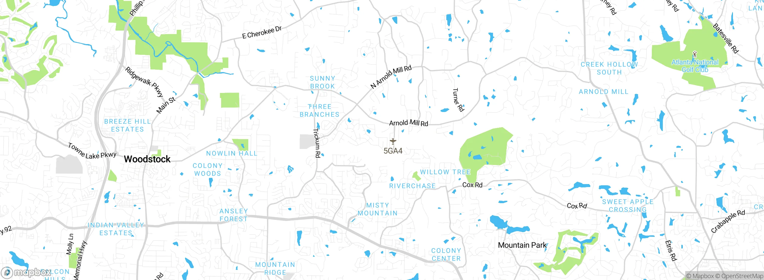 Map showing approximate location